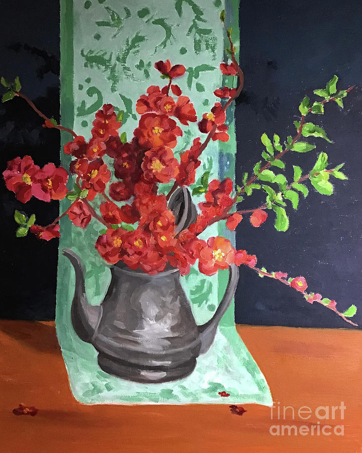 Quince Painting by Anne Marie Brown