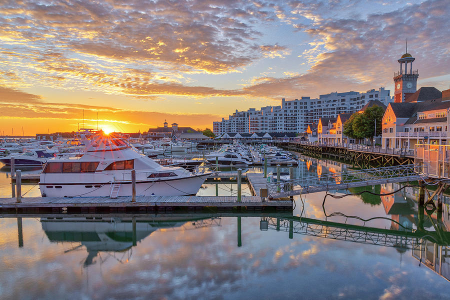 Quincy Marina Bay Sunrise Photograph by Juergen Roth Pixels
