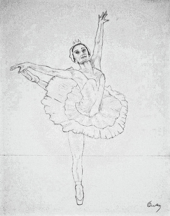 Quintessential Ballet 1 Drawing by Carl Owen