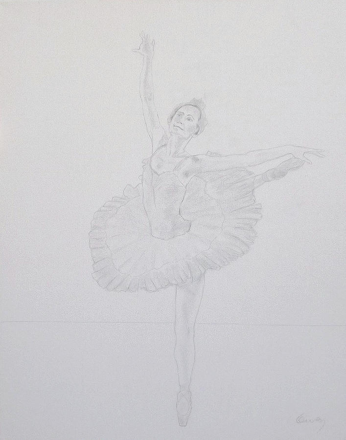 Quintessential Ballet 3 Drawing by Carl Owen