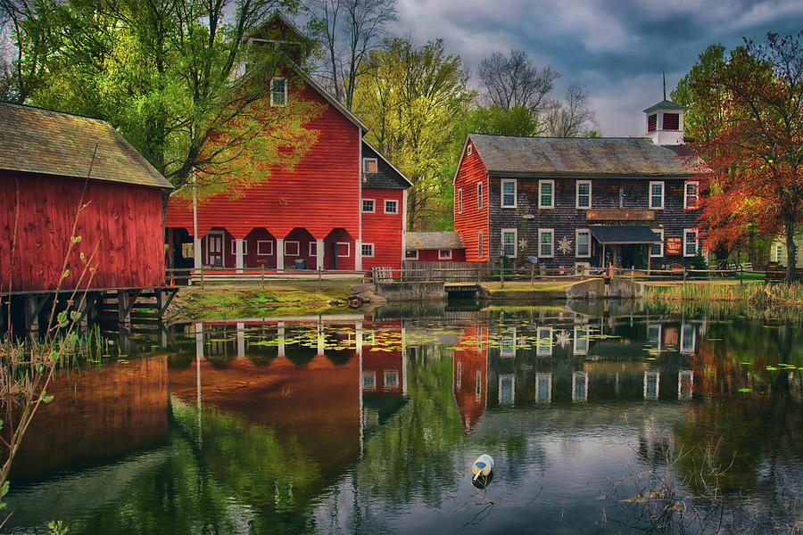 Quintessential New England Town Photograph