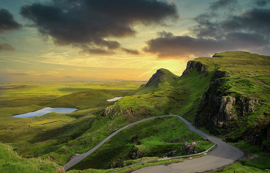 Quiraing sunset on the isle of Skye 68 Photograph by Philip Chalk ...