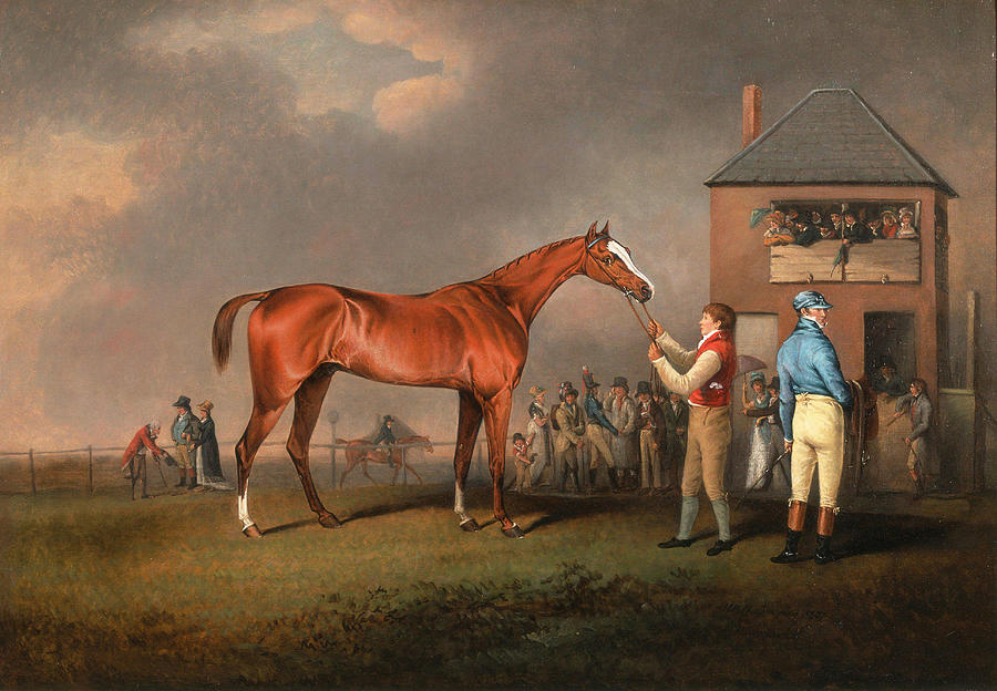 Henry Painting - Quiz  After His Last Race at Newmarket  by Henry Bernard Charon