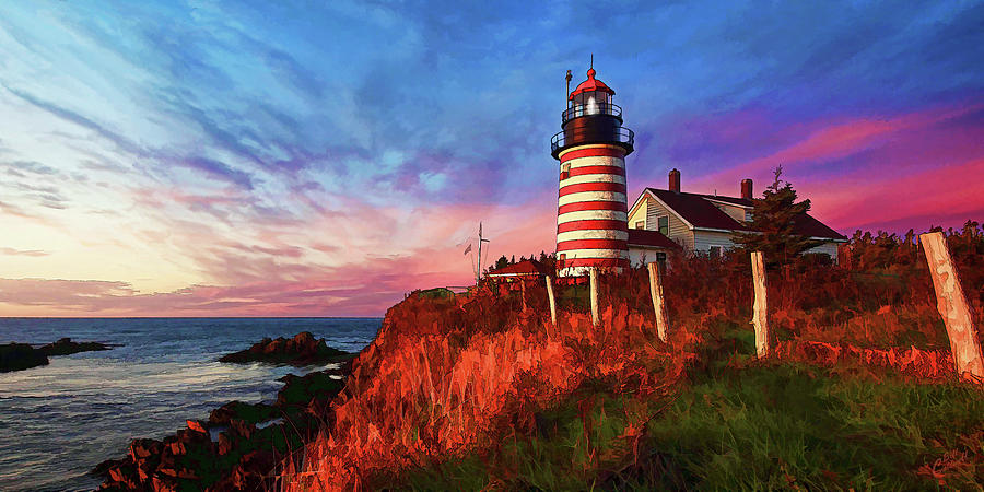 Quoddy Head Sunrise Photograph by ABeautifulSky Photography by Bill Caldwell