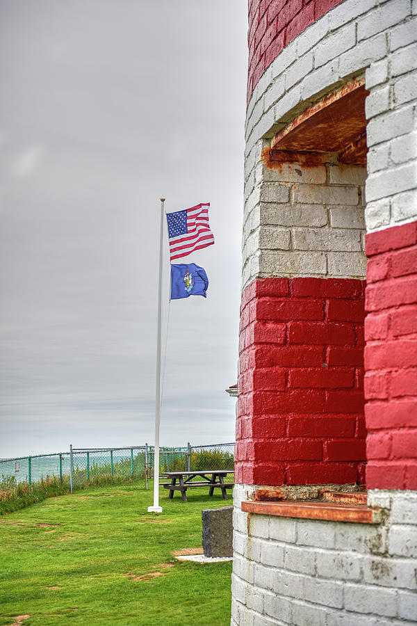 Quoddy Light Flags Photograph by Paul Freidlund