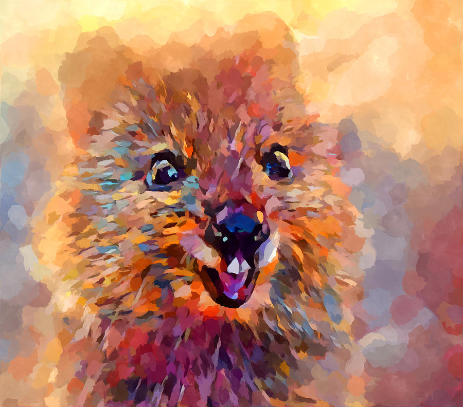 Quokka Painting by Chris Butler