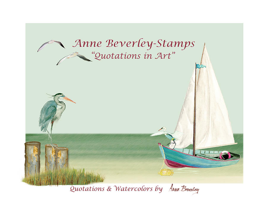 Quotations in Art Painting by Anne Beverley-Stamps
