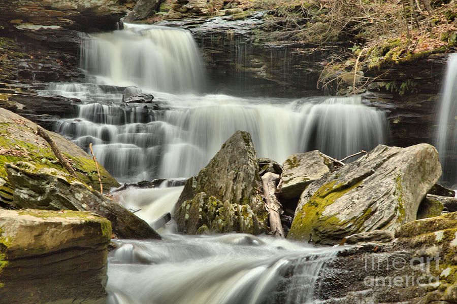 Waterfall Photograph - R. B. Ricketts Streams by Adam Jewell