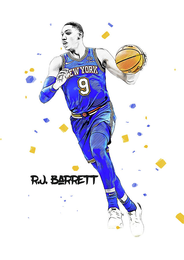 R J Barrett Digital Art By Smh Yrdbk