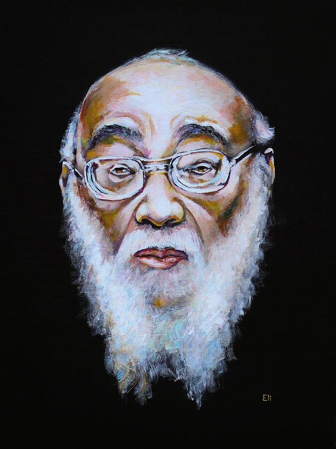 R' Ruderman Painting by Eliezer Shulman Fine Art America