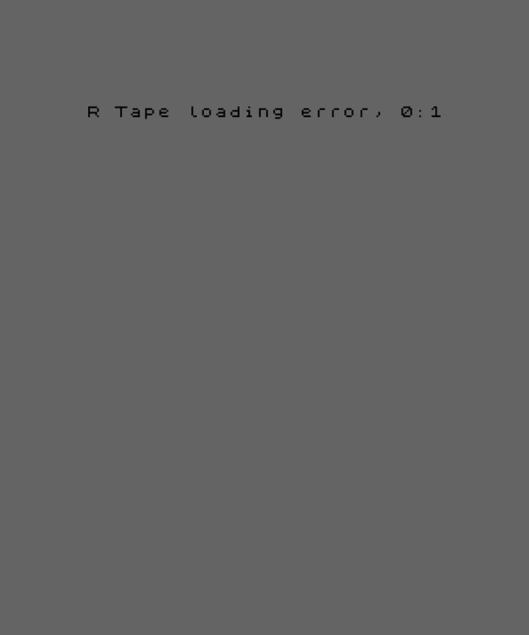 R tape loading error zx spectrum essential quote painting by eileen