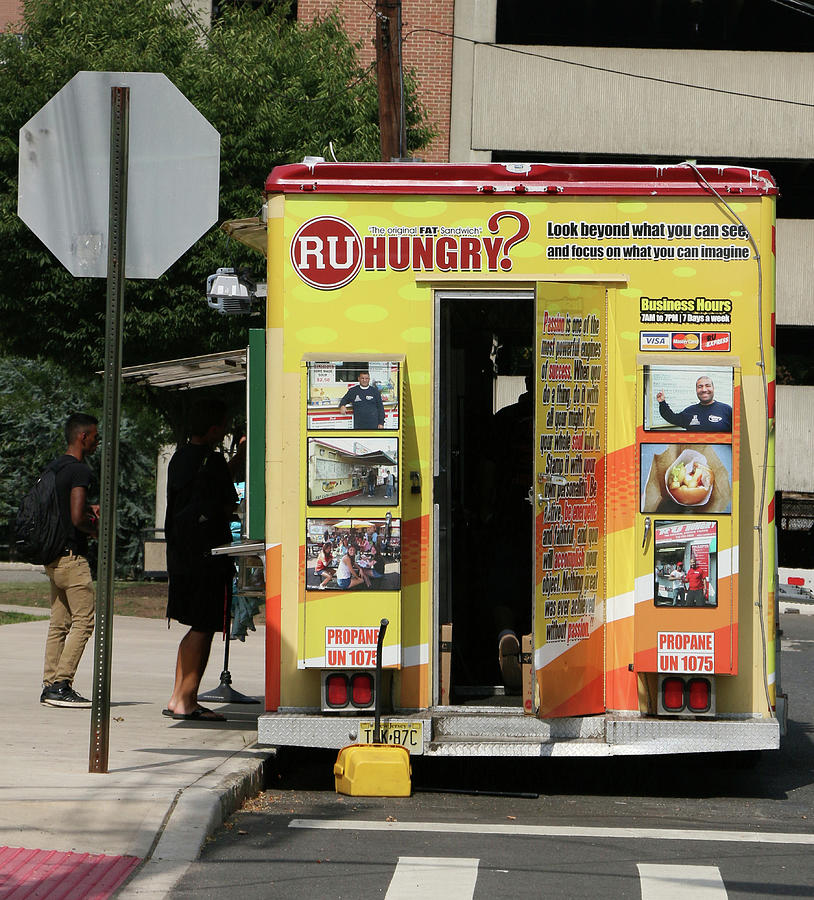 R U Hungry  2 - Rutgers Food Truck Photograph by Allen Beatty