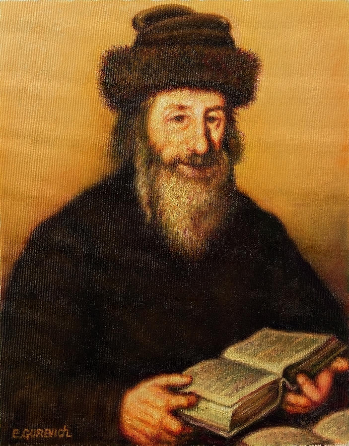 Rabbi Moses Sofer - The Chasam Sofer. Painting by Eduard Gurevich ...