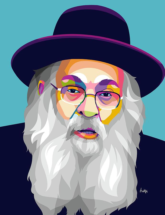 Rabbi Chaim Epstein Mixed Media by Anshie Kagan - Fine Art America