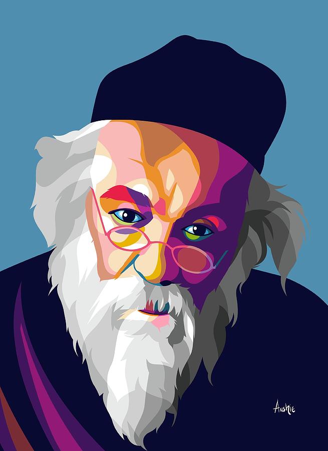 Rabbi Chaim Soloveitchik Mixed Media by Anshie Kagan - Fine Art America