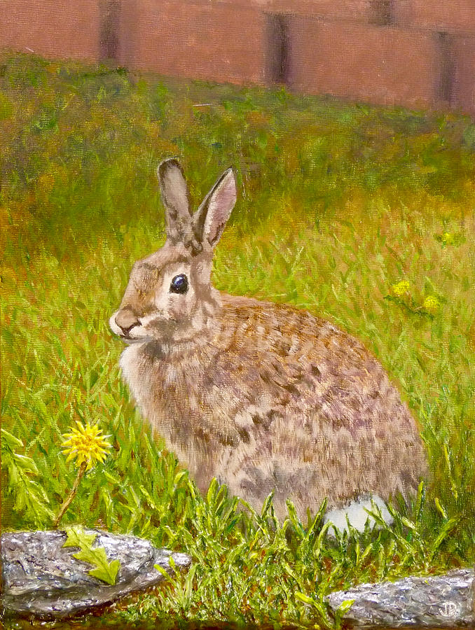 Rabbit Painting by Joe Bergholm