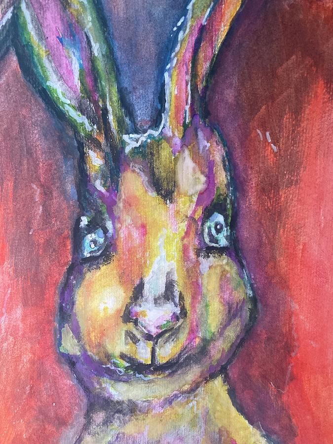 Rabbit Love Painting by Trisha Powell - Fine Art America