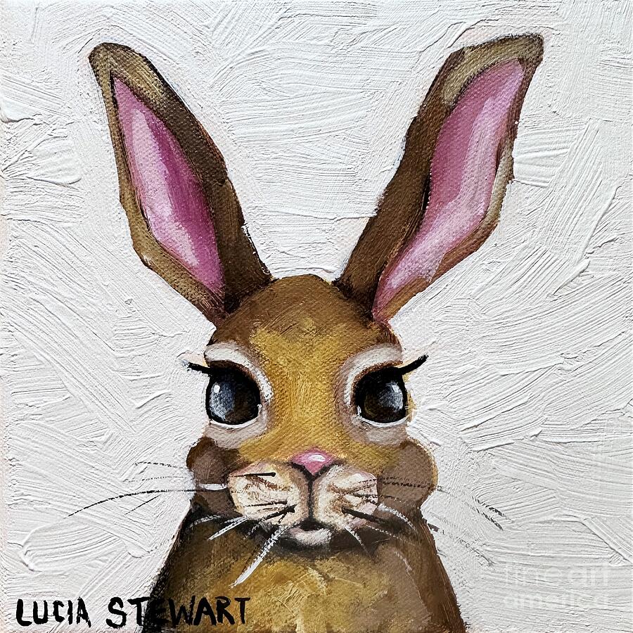 Rabbit no 2 Painting by Lucia Stewart Rabbit no 2 Painting by Lucia Stewart