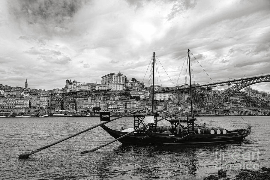 Rabelo Boats in Porto Photograph by Olivier Le Queinec