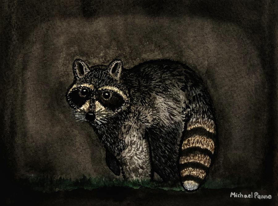 Raccoon Painting