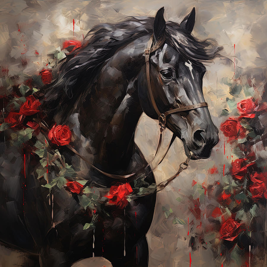 Race Day Glory  Painting by Lourry Legarde