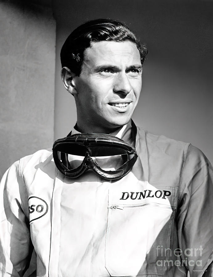 Race driver Jim Clark Photograph by Retrographs