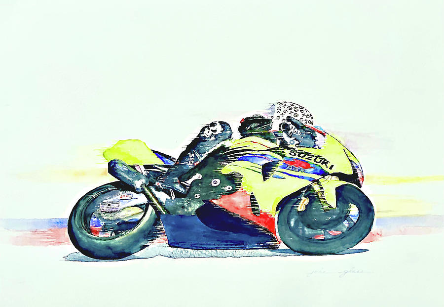 Racer Painting by John Glass