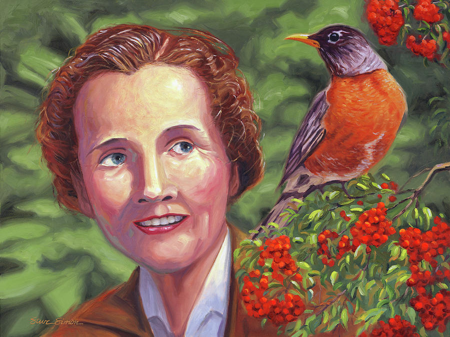 Rachel Carson Painting by Steve Simon