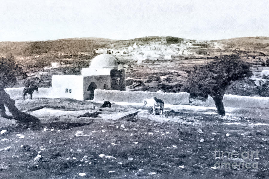 Rachel Tomb 19th Century Photograph by Munir Alawi