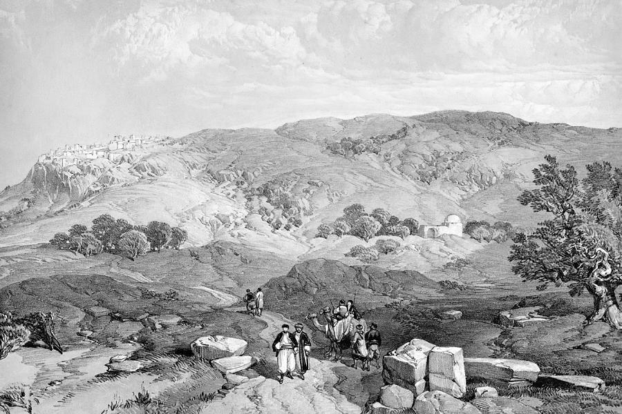 Rachel Tomb in 19th Century Photograph by Munir Alawi