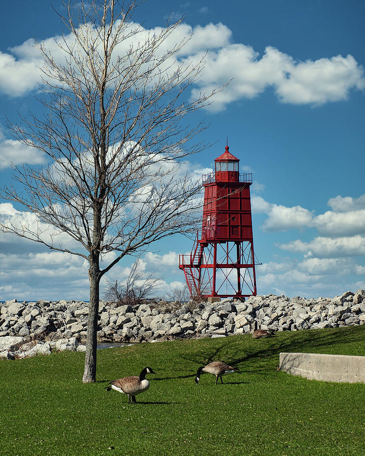 Racine North Breakwater Lighthouse I Photograph by Scott Olsen