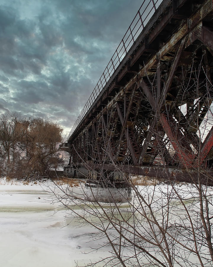 Racine Rail Bridge Photograph by Scott Olsen