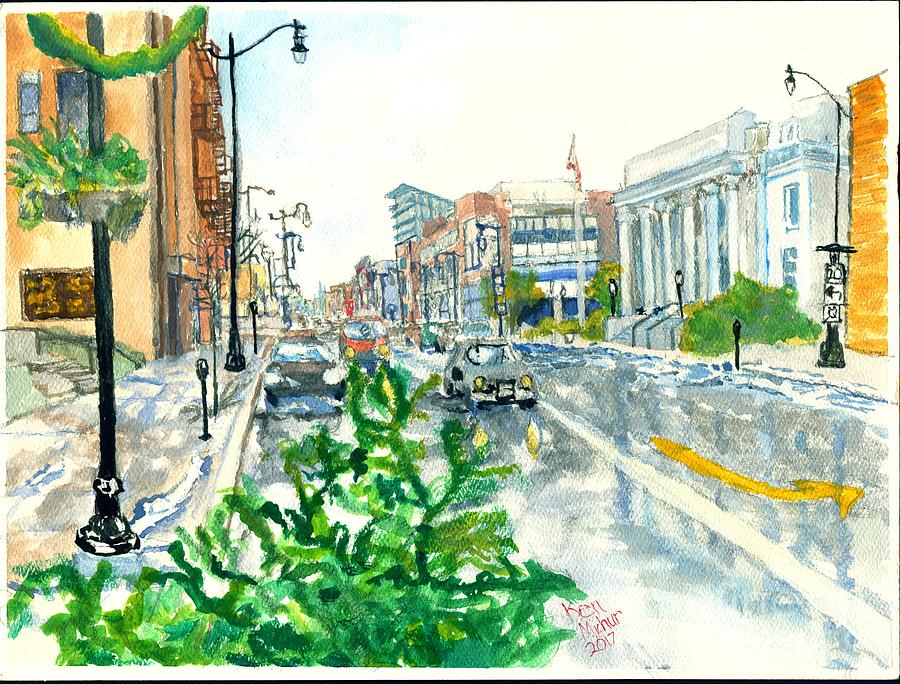 Racine WI Landscape Painting by Michur Fine Art America