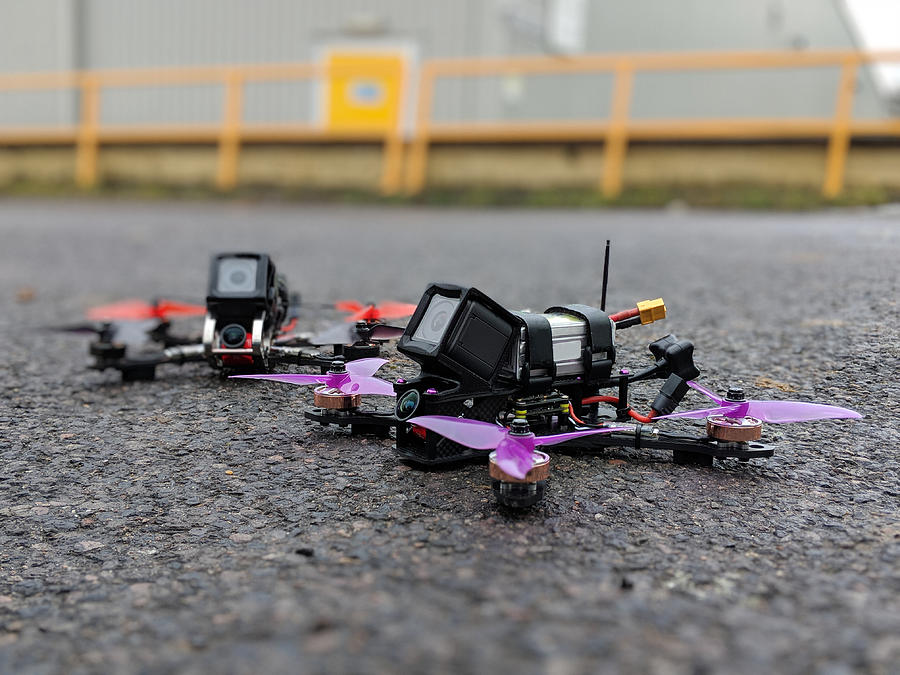 Racing Drones Photograph by Richard Newstead