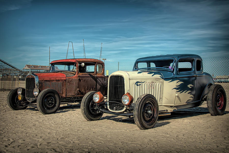Racing Old Fords at Wildwood Photograph by Kristia Adams