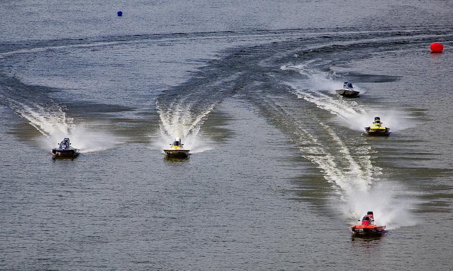 Racing on the River Photograph by Kevin Craft