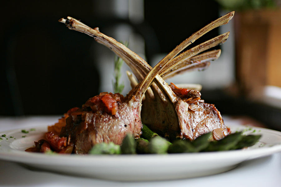 Rack of Lamb center focus Photograph by MarkCoffeyPhoto Rack of Lamb center focus Photograph by MarkCoffeyPhoto