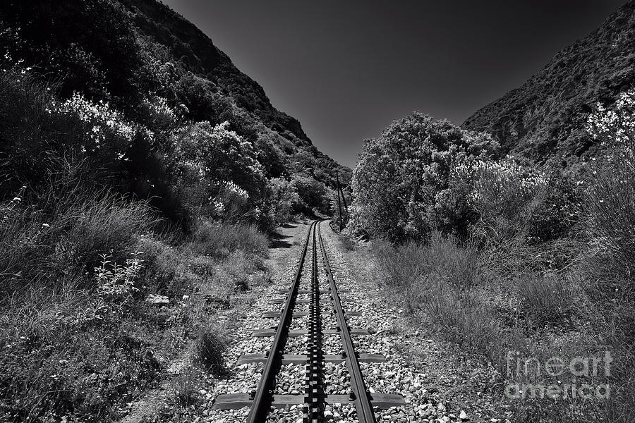 Rack railway in a gorge Photograph by George Atsametakis