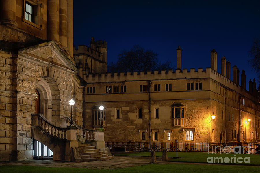 Radcliffe Camera Oxford at Night in December Photograph by Tim Gainey