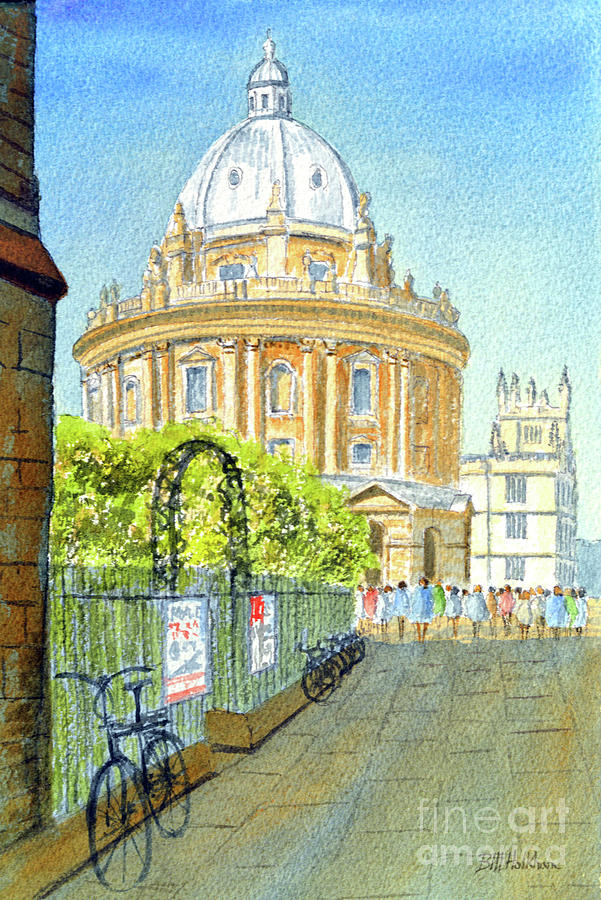 Radcliffe Camera Oxford University England Painting by Bill Holkham