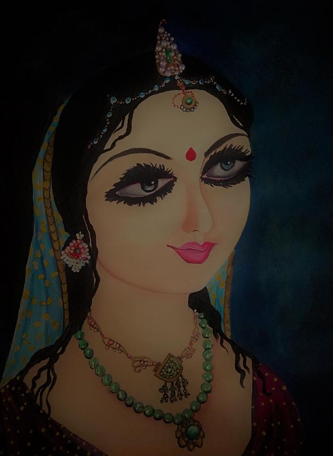 Radha Painting by Tara Krishna
