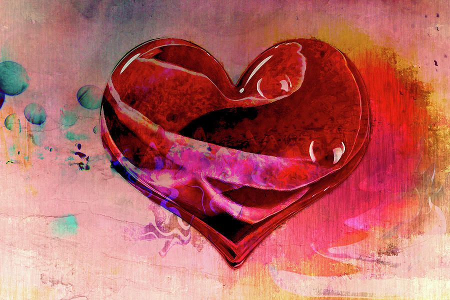 Radiant Heart Digital Art by Linda Sannuti