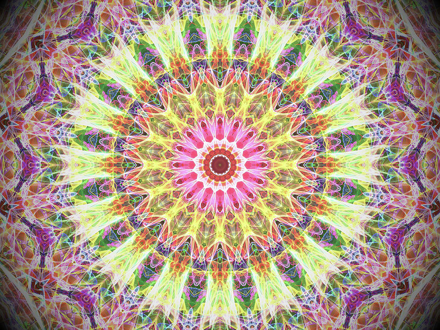 Radiating Mandala Digital Art by Philip Openshaw | Fine Art America