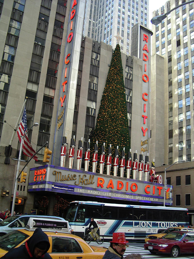 Holiday Photograph - Radio City Music Hall 2003 by John Schneider