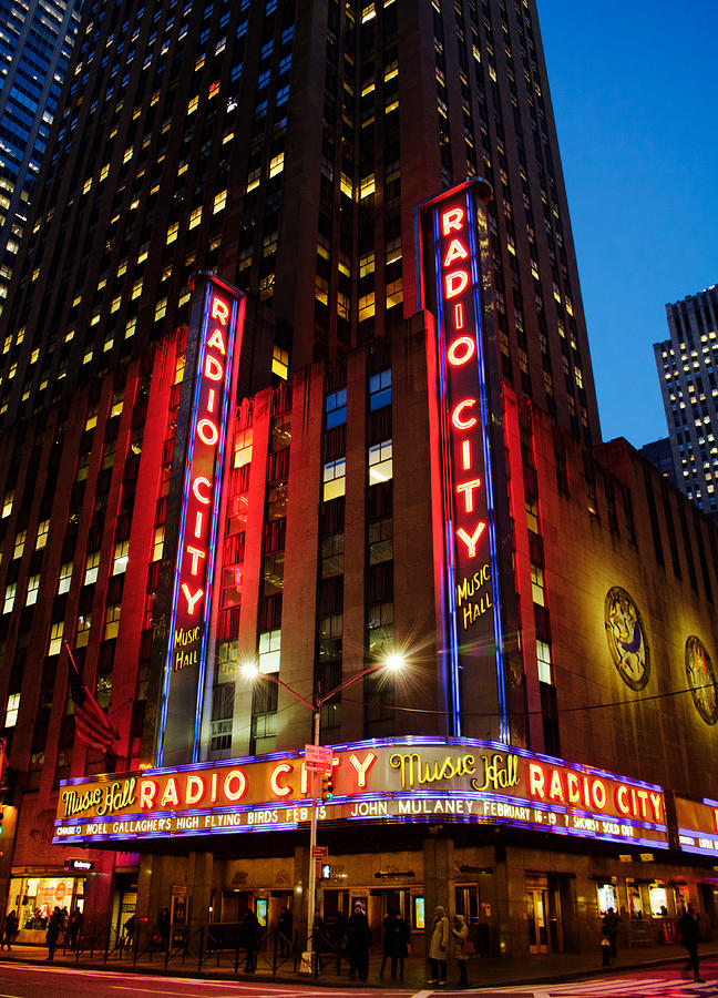 Radio City Music Hall in Color Photograph by Hermes Fine Art