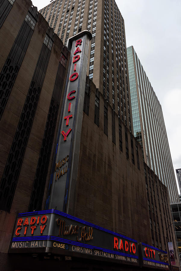 Radio City Music Hall Photograph by James L Bartlett