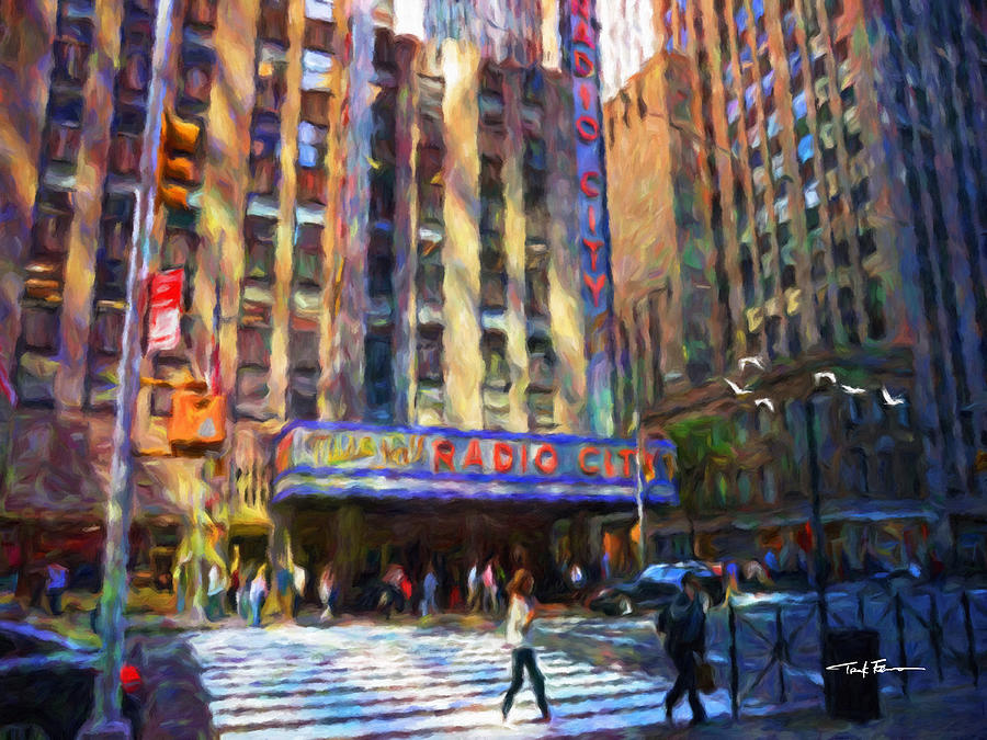 Radio City Music Hall, New York Painting by Trask Ferrero