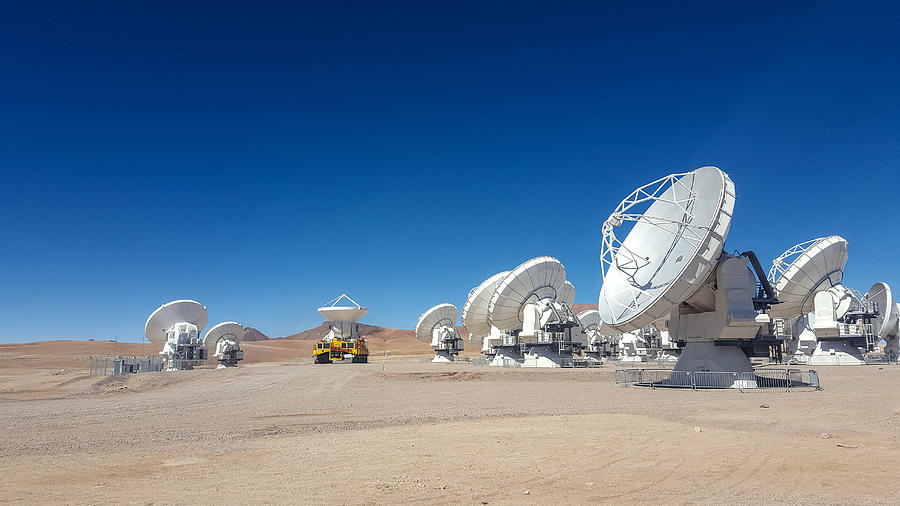 Radio telescopes in day light Photograph by Ruben Earth