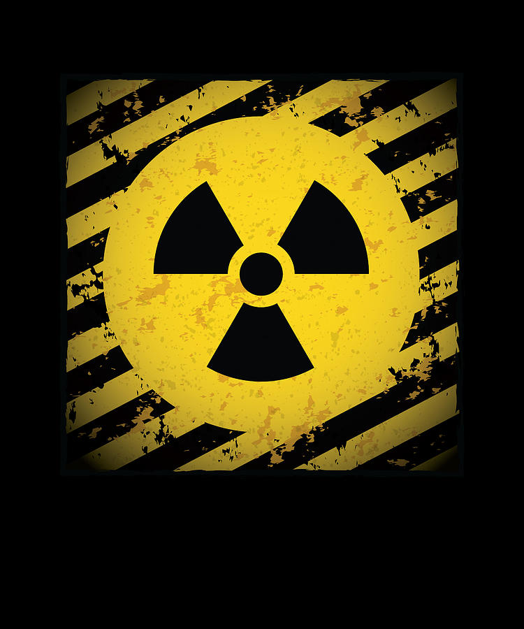 Radioactive Radiotherapy Atom Cancer Digital Art by Moon Tees - Fine ...