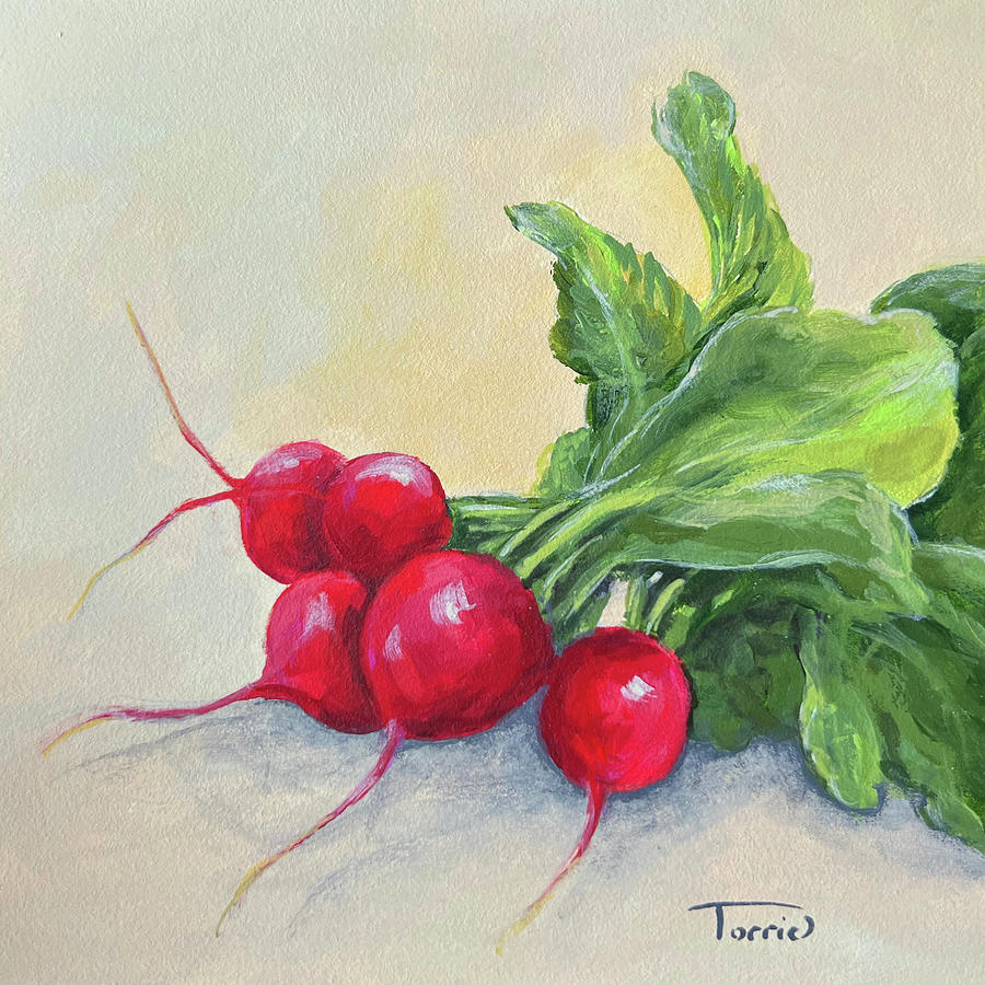 Radishes III Painting by Torrie Smiley